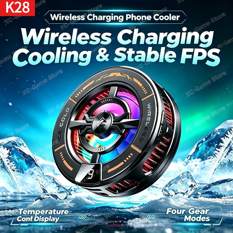 Gaming Accessories Phone - K28 Manyetik Yarı İletken Telefon Soğutucusu,