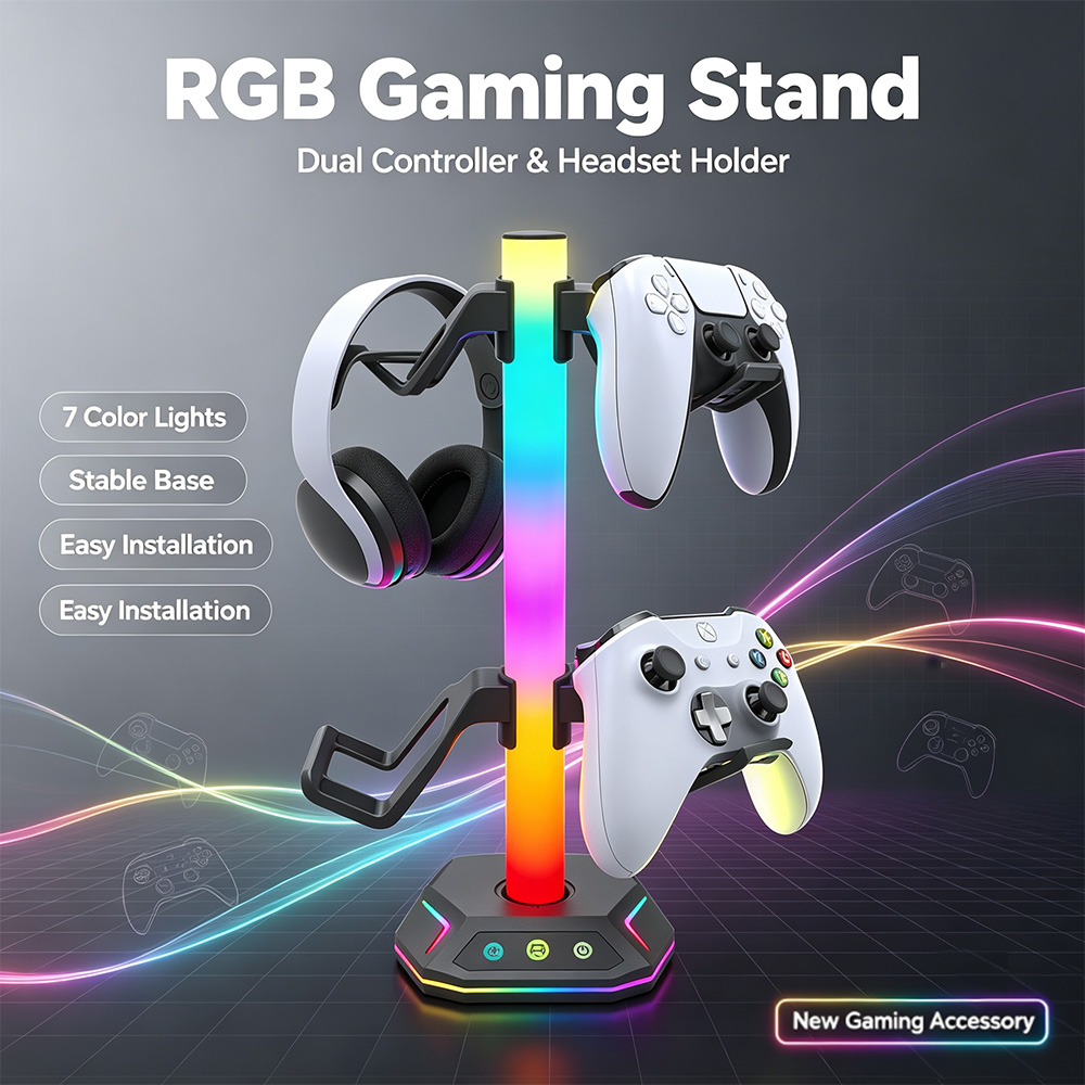 Gaming Controllers Xbox Accessories - Playstation5 Denetleyici Tutucu Kulaklık Askısı Aksesuarları