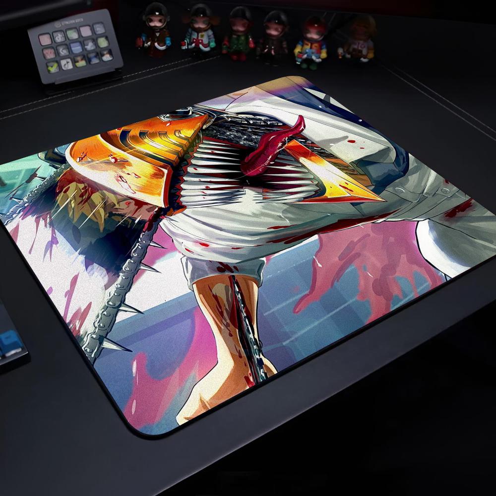 Gaming Accessories Men - Anime Chainsaw Man Mouse Pad Oyun