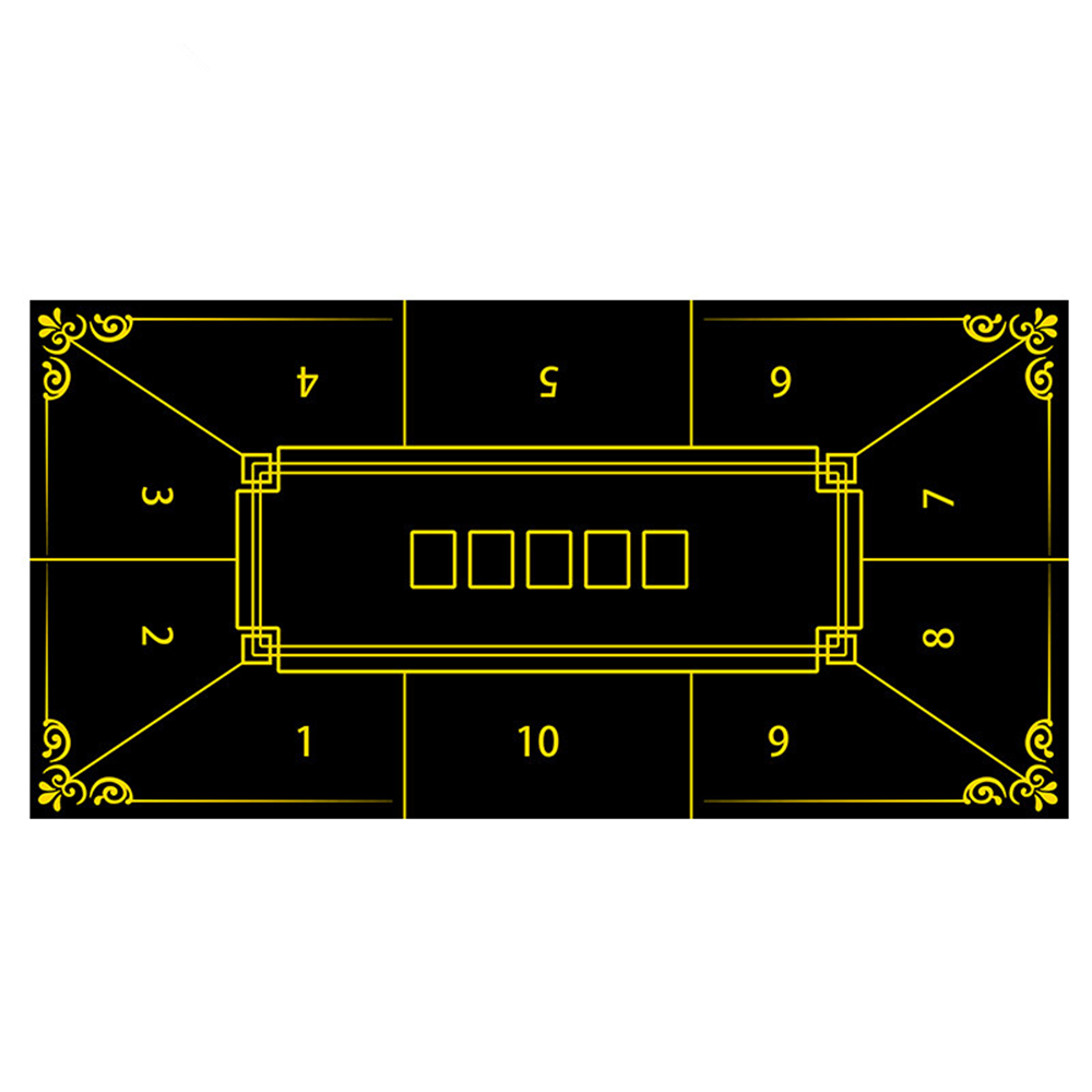 Gaming Accessories For Gaming Desk - Kalınlaştırılmış Kauçuk Poker Masa Örtüsü Casino