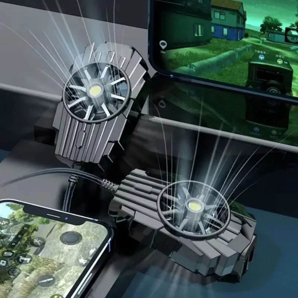 Gaming Accessories For Mobile - Taşınabilir Arka Klipsli Soğutucu Mini Hava