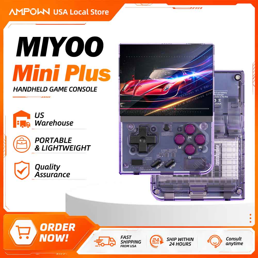 Gaming Accessories For Kids - Miyoo Mini+ Retro El Oyun Konsolu
