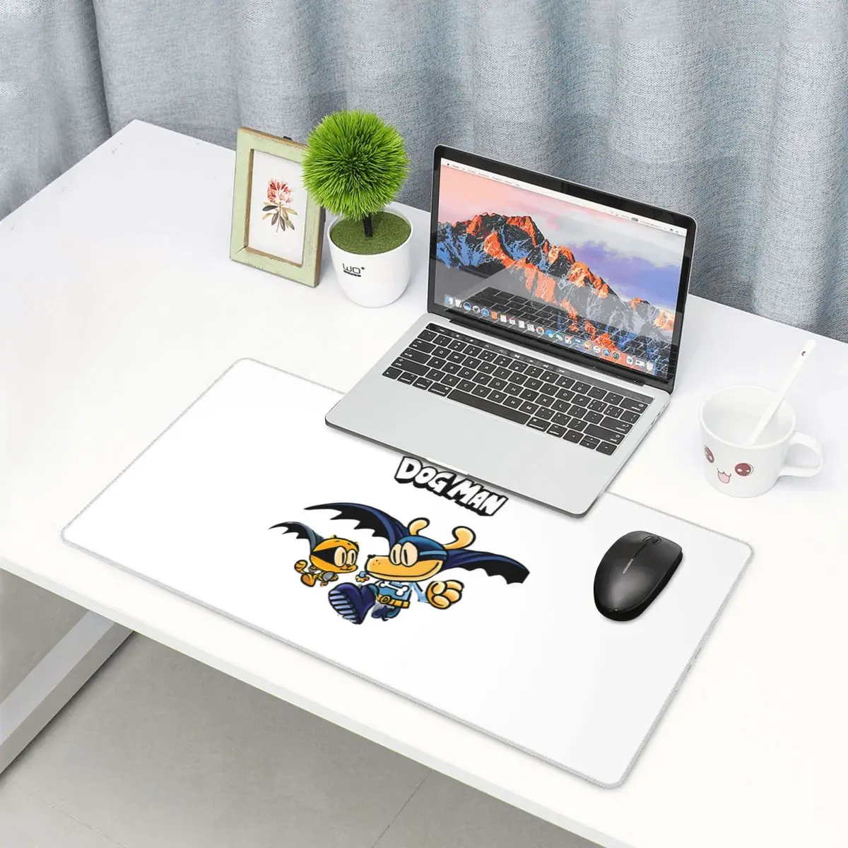 Gaming Accessories Men - Büyük Mouse Pad Köpek Adam Ve