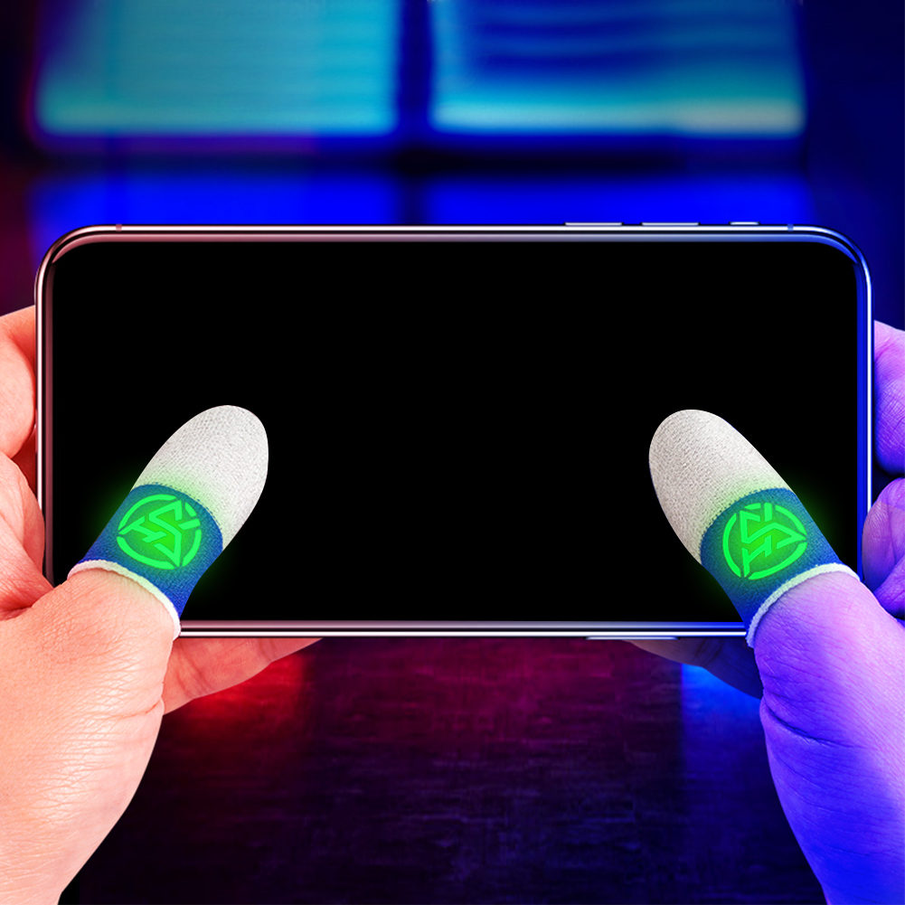 Gaming Accessories For Mobile - Parmak Başparmak Eldivenleri Nefes Alabilen Gece