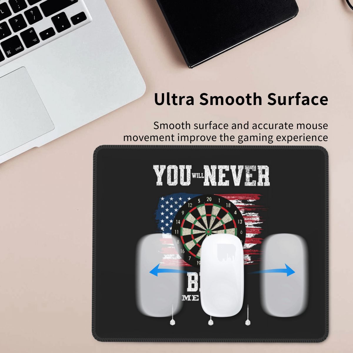 Gaming Accessories Target - Çok boyutlu Mouse Pad Dart Tahtası