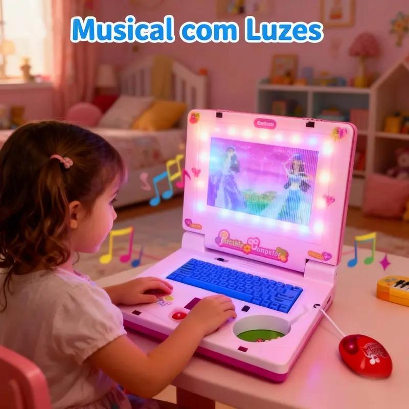 Gaming Accessories For Kids - Mini Dizüstü Müzikli Oyuncak Dizüstü Bilgisayar