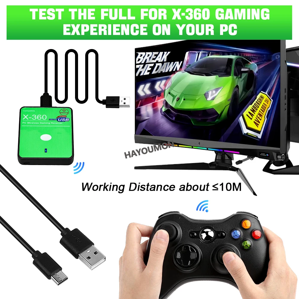 XBOX 360 PC Adaptörü için Yeni - Gaming Controllers Xbox Accessories incelemesi ve fiyatı