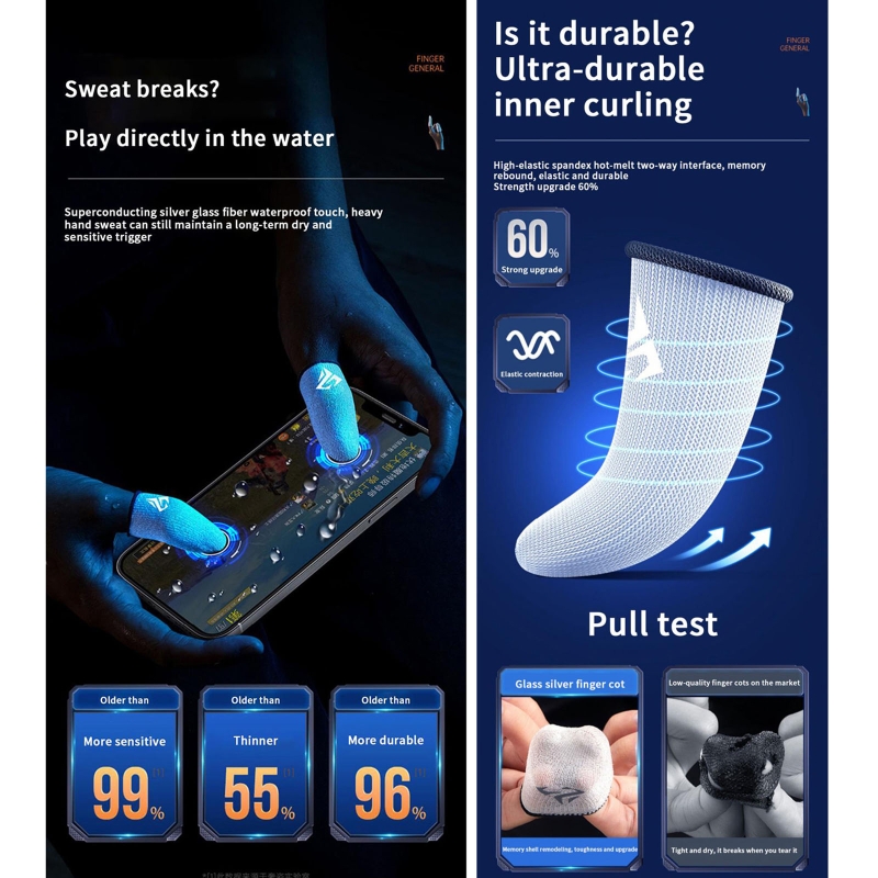 1 çift oyun parmak kollu Sweat - Gaming Accessories Bundle incelemesi ve fiyatı