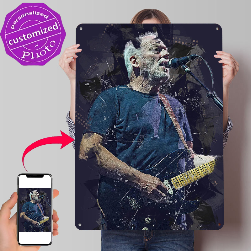 David Gilmour Metal Poster Öze - Gaming Accessories Men incelemesi ve fiyatı