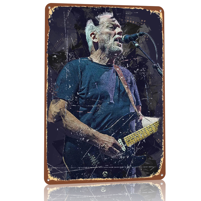 David Gilmour Metal Poster Öze - Gaming Accessories Men incelemesi ve fiyatı