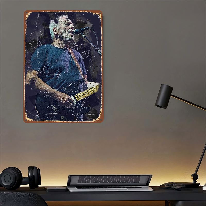 David Gilmour Metal Poster Öze - Gaming Accessories Men incelemesi ve fiyatı