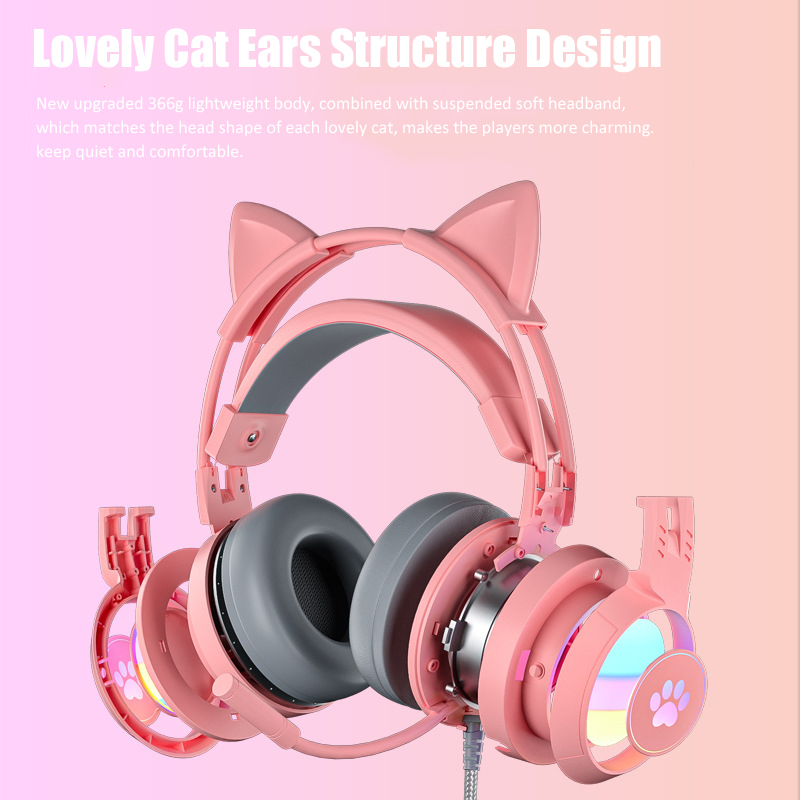 Sevimli kedi kulak oyun mikrof - Gaming Accessories Kids incelemesi ve fiyatı