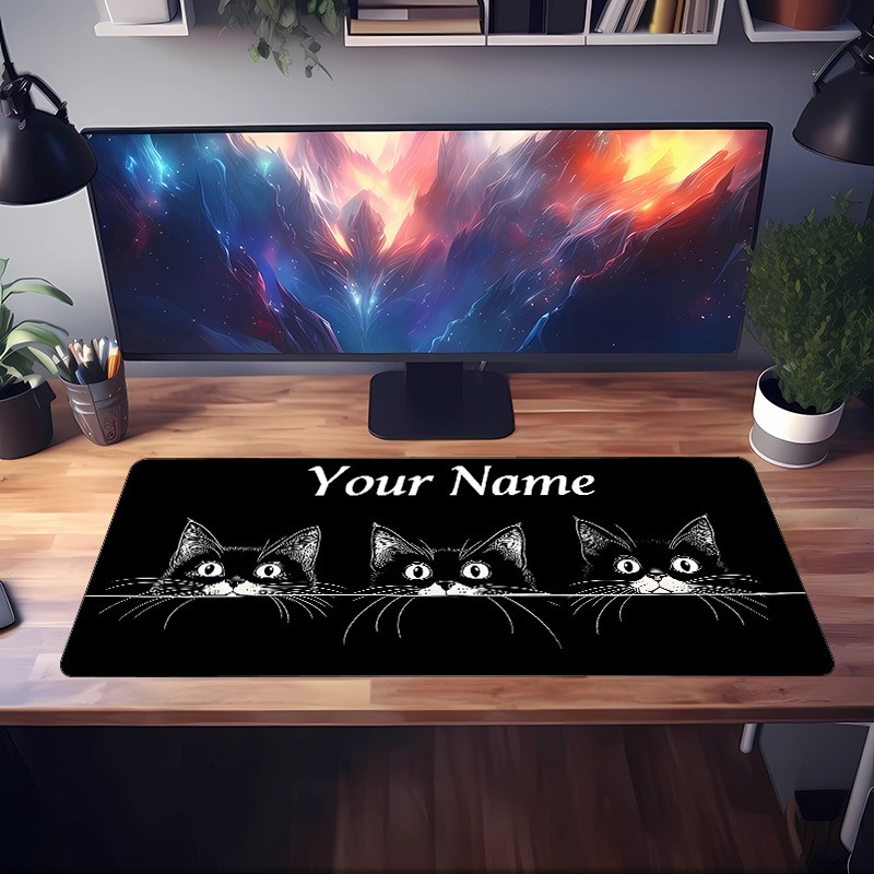 Sevimli 3 Siyah Kedi Özel İsim - Gaming Accessories Name incelemesi ve fiyatı